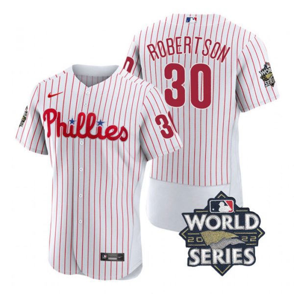 Phillies 30 David Robertson White Nike 2022 World Series Flexbase Jersey,We sell and wholesale Phillies 30 David Robertson White Nike 2022 World Series Flexbase Jersey on line form chian!